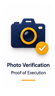 Campaign photo and GPS proof verification