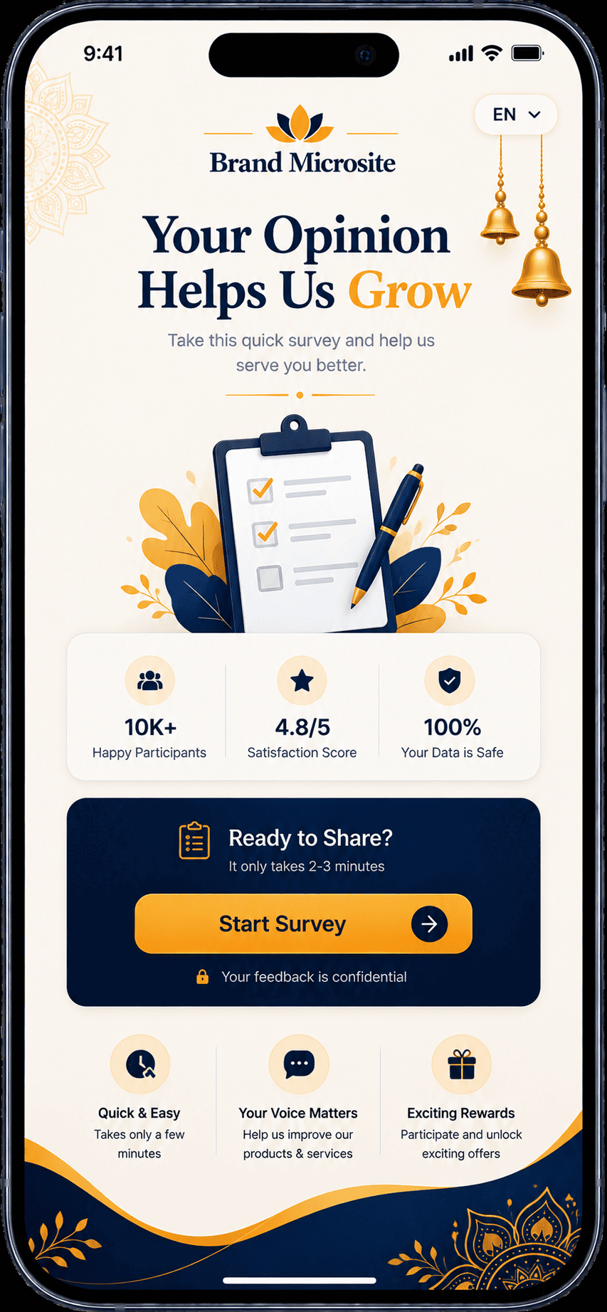 Gamified campaign participation and survey experience