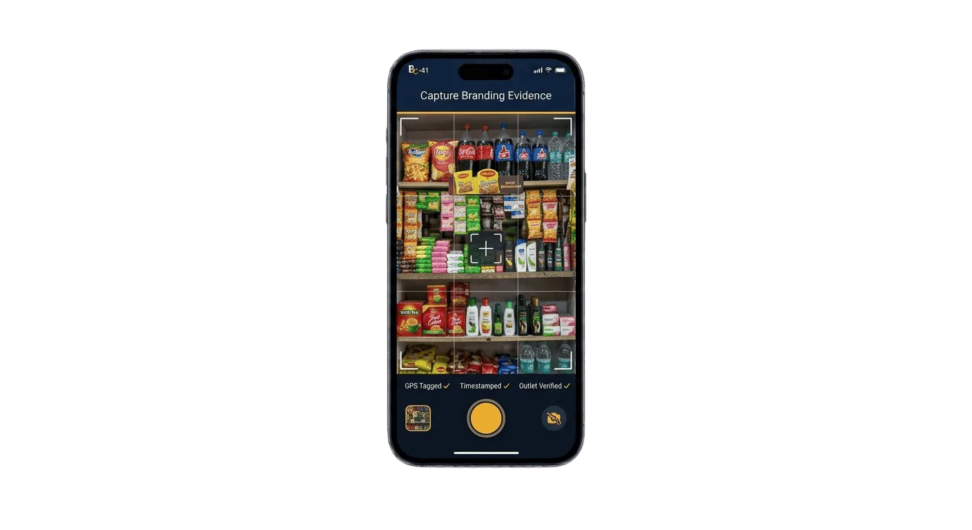 BrijCode photo evidence capture for verified consumer reward campaigns
