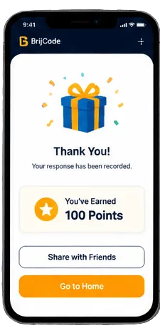 Consumer receiving campaign completion confirmation and reward