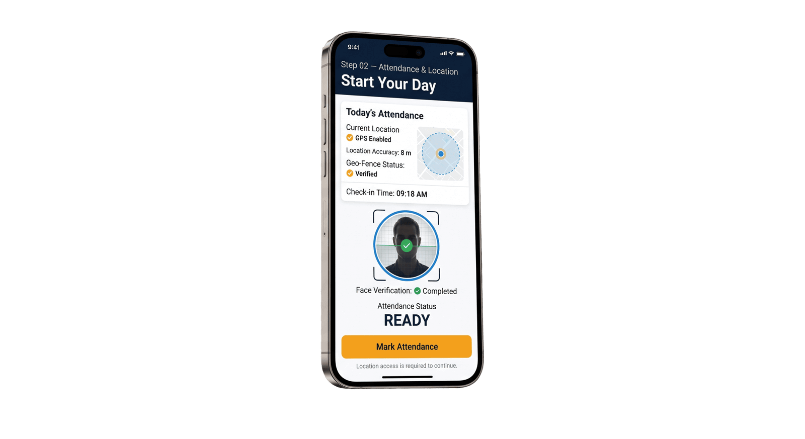 Start the day with verified attendance